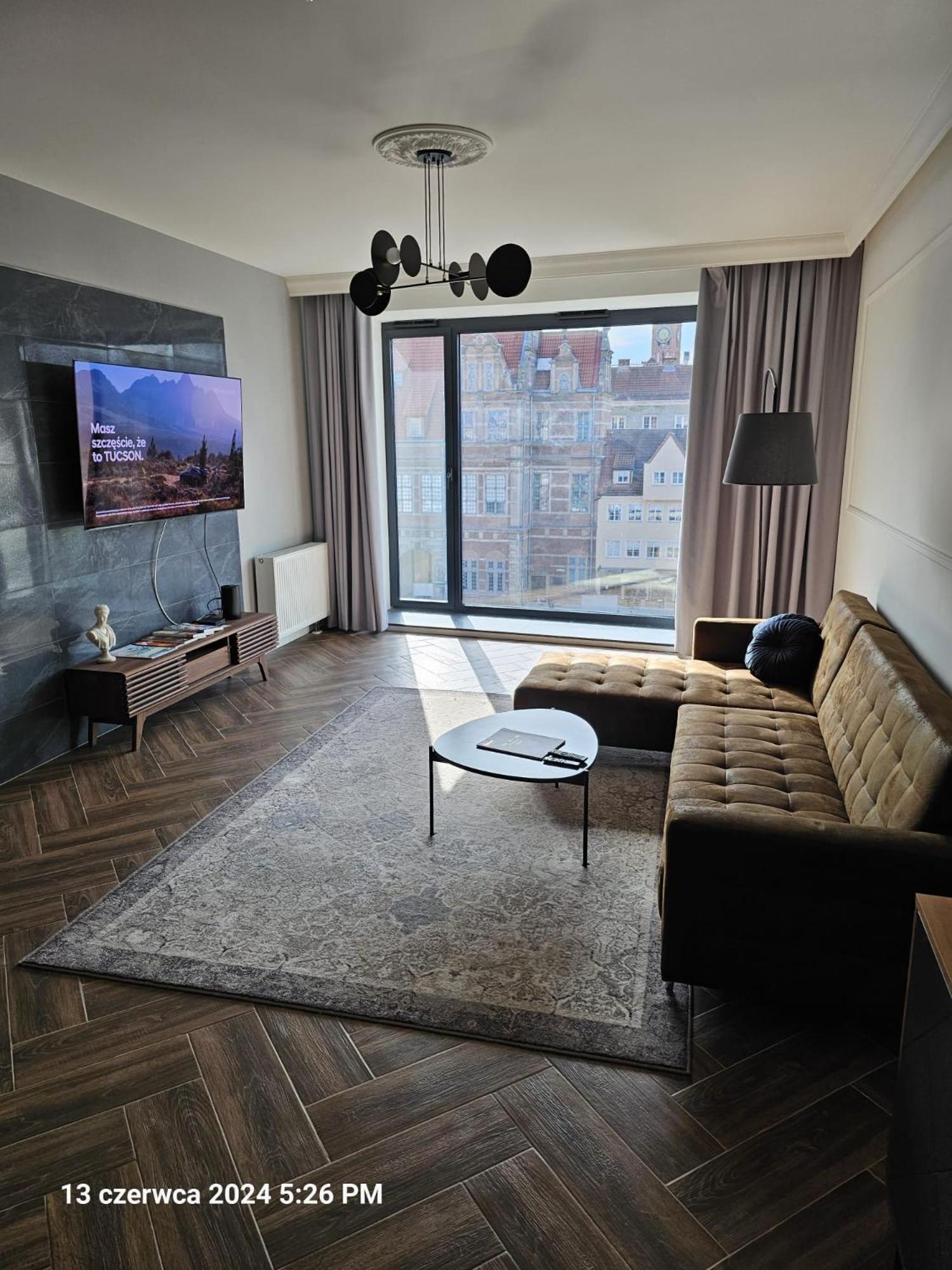 Apartament Chmielna Z Widokiem Na Rzeke Danzica Esterno foto